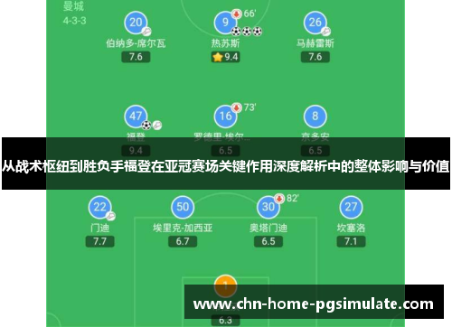 从战术枢纽到胜负手福登在亚冠赛场关键作用深度解析中的整体影响与价值 从战术枢纽到胜负手福登在亚冠赛场关键作用深度解析中的整体影响与价值